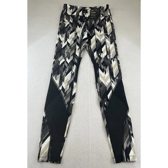 Nike Women's Epic Lux Running Tights, XS, Black Brown White‎ 831617-010 Dri Fit - Picture 4 of 11